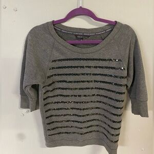 VICTORIA SECRET Supermodel Gray Casual Top